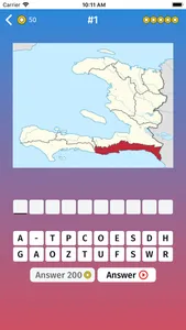 Haiti: Departments Map Game screenshot 0