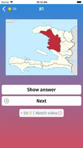 Haiti: Departments Map Game screenshot 4