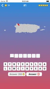 Puerto Rico: Regions Map Quiz screenshot 0