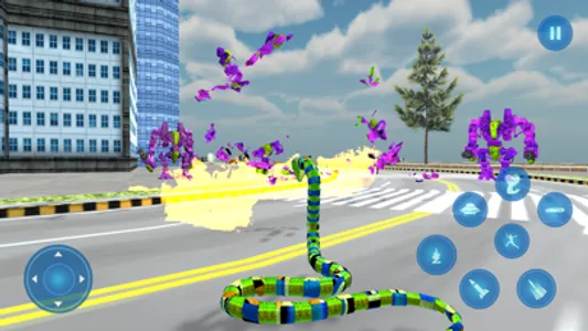 Snake Robot Transform Car Game screenshot 2