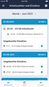 Fortytools Zeiterfassung screenshot 5