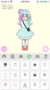 Pastel Girl Dressup screenshot 2