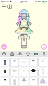 Pastel Girl Dressup screenshot 3