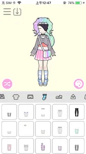 Pastel Girl Dressup screenshot 4