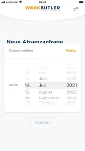 Workbutler Zeiterfassung screenshot 2