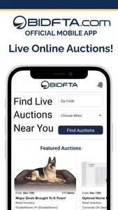 BidFTA Mobile App screenshot 0