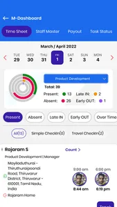 Palgeo GeoAttendance App screenshot 7