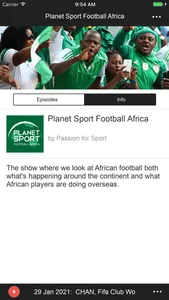 Planet Sport Football Africa screenshot 1