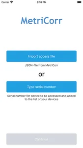 MetriCorr Logger screenshot 0