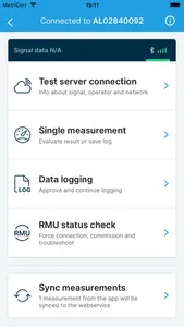 MetriCorr Logger screenshot 3