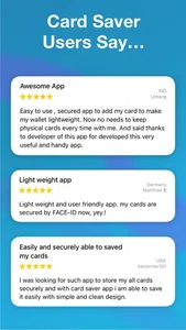 Card Saver: BankCard Protector screenshot 7