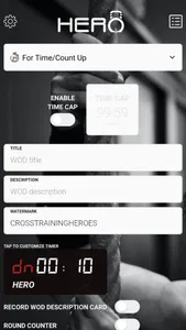 Hero WOD Recorder for Crossfit screenshot 2