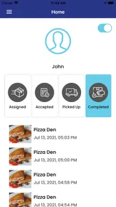 Delivery Executive screenshot 1