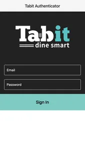 Tabit Authenticator screenshot 0