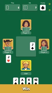 Big Euchre - Play and level up screenshot 1