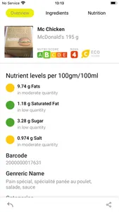 Food Scanner - Barcode screenshot 2