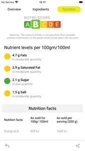 Food Scanner - Barcode screenshot 8