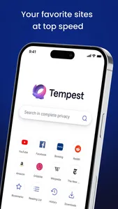 Tempest Secure Web Browser screenshot 1