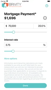 Brivity Mortgage Calculator screenshot 2