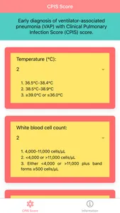 Pneumonia CPIS Score screenshot 0