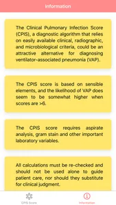 Pneumonia CPIS Score screenshot 2