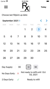 Rx Corner - Calendar screenshot 2