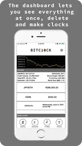 Bitcoin Block Clock App screenshot 2