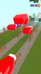 Ragdoll Race 3D screenshot 1