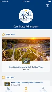 Kent State Admissions screenshot 2