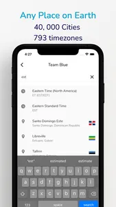 Easy Timezones World Time screenshot 2
