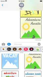 vacay stickers screenshot 0