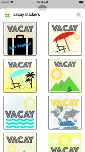 vacay stickers screenshot 3