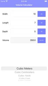 Volume Calculator Pro screenshot 2