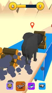 Animal Race 3D -Epic Challenge screenshot 1