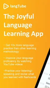 langTube - Learn new language screenshot 0