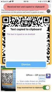 QRoss - QR your data across! screenshot 1