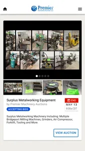 Premier Machinery Auctions screenshot 2