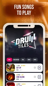 DRUM TILES: drumming game screenshot 2