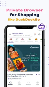 SyenApp: Private Search & Shop screenshot 0