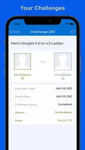 iTennisLadder screenshot 1