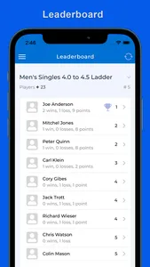 iTennisLadder screenshot 3