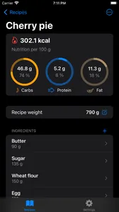 RecipeCalories screenshot 4