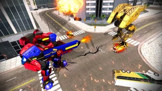 Police Robot Car Hero screenshot 0