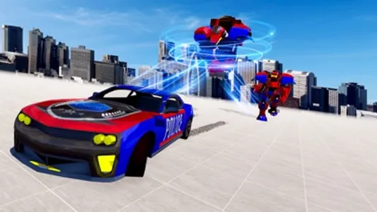 Police Robot Car Hero screenshot 1