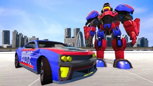 Police Robot Car Hero screenshot 2