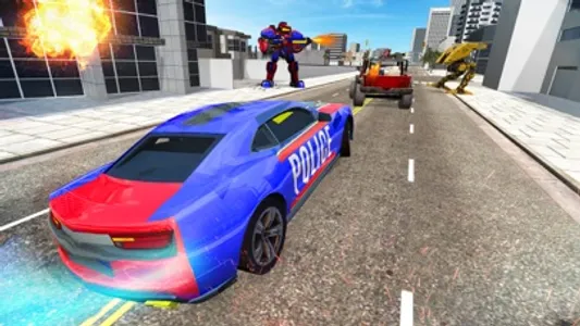 Police Robot Car Hero screenshot 3