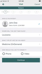 Tulane Telehealth screenshot 1