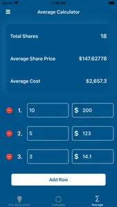 Stock Calculator Pro screenshot 1