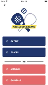 PadelScoreBoard screenshot 1