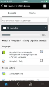 TEFL Institute Learning App screenshot 2